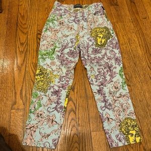 Rare Vintage Versace Patterned Jeans!